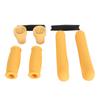 Crutch Pad Set Soft Rubber Hand Grip Underarm Pad Non Slip Tip for Aluminum and Wooden Crutches