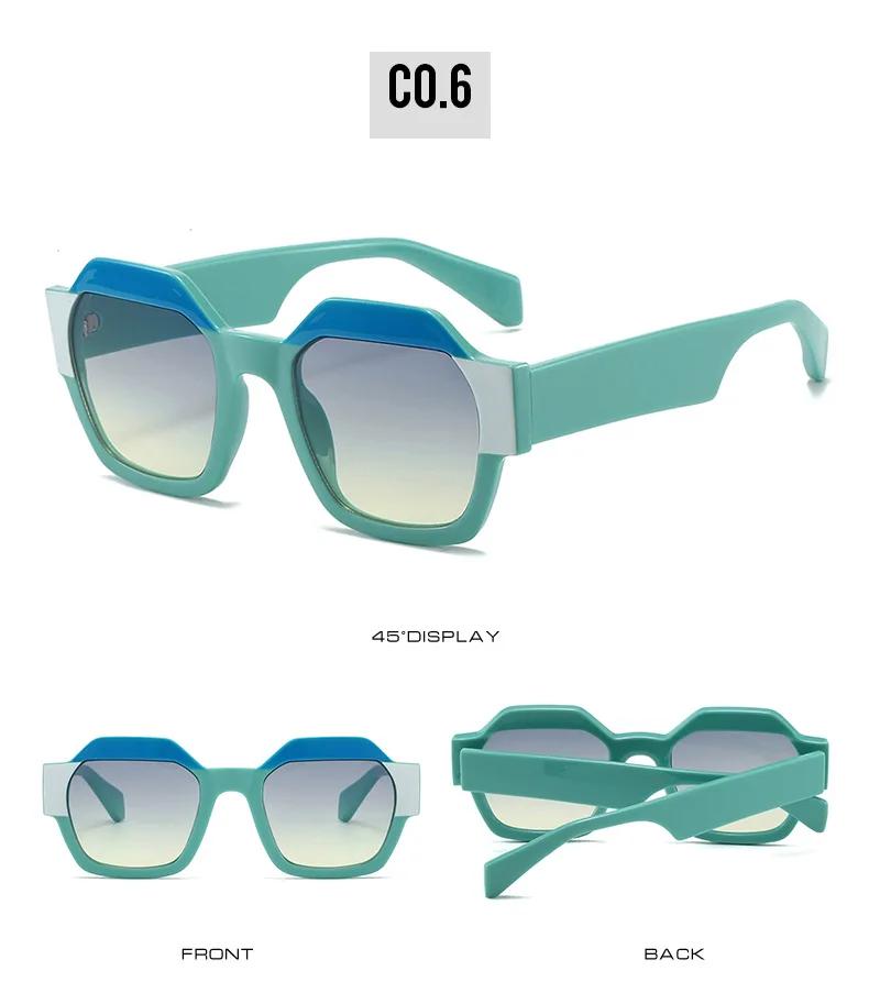 Новые винтажные большие квадратные солнцезащитные очки женские мужские модные ретро оправа с толстыми краями роскошные мужские солнцезащитные очки оттенки УФ400 очки