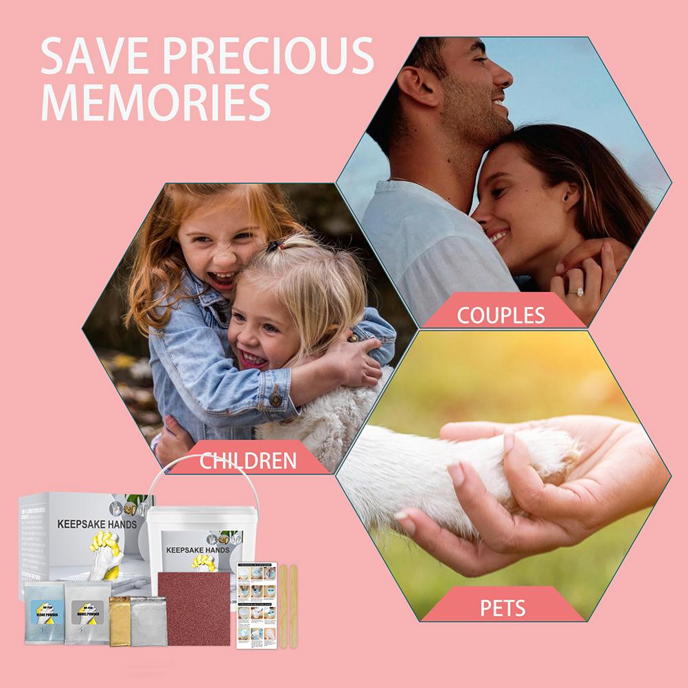 Hand Casting Kit DIY Plaster Statue Molding Craft DIY Gift for Couples Wedding Anniversary Family
