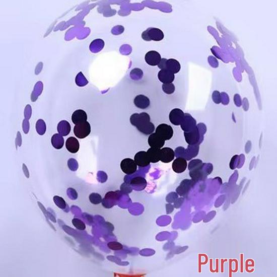 12-дюймовые прозрачные латексные шары с конфетти и блестками для свадеб, дней рождения и праздничных торжеств