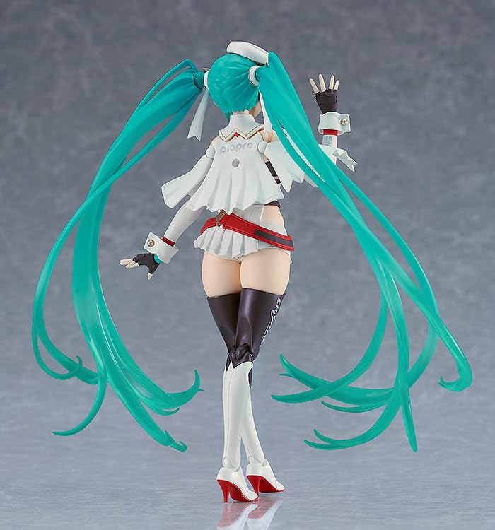 Figma Hatsune Miku GT Project Racing Miku пластиковая окрашенная подвижная фигурка 2023ver. Немасштабируемый