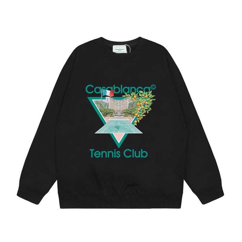 Unisex Oversized Cotton Graphic Print Crewneck Sweatshirt Winter Casual Wear