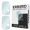 2x ERBORD Tempered Glass Camera Screen Protector for Samsung Galaxy A33 5G, Transparent