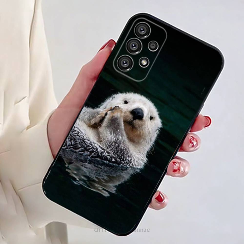 Морские выдры Животные Милый чехол для телефона для Samsung Galaxy A73,23,53,33,14,24,13,72,22,52,32,54,A34 Мягкий чехол