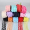 4CM Width Multi-Color Beautiful Embroidered Net Lace Trim Couture Tailor Ribbon DIY Craft
