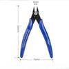 170 Wire Cutter Diagonal Pliers DIY Trimmer Diagonal Side Cutting Nippers Wire Cable Cutter Mini Snips Flush Nipper Hand Tools