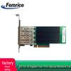 Сетевая карта сервера FEMRICE Intel XL710 10G с четырьмя оптоволоконными портами (Китайская версия)