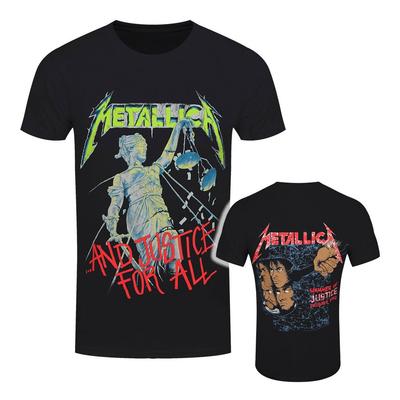 Футболка Metallica And Justice For All Рок-группа Новая Черная Официальная