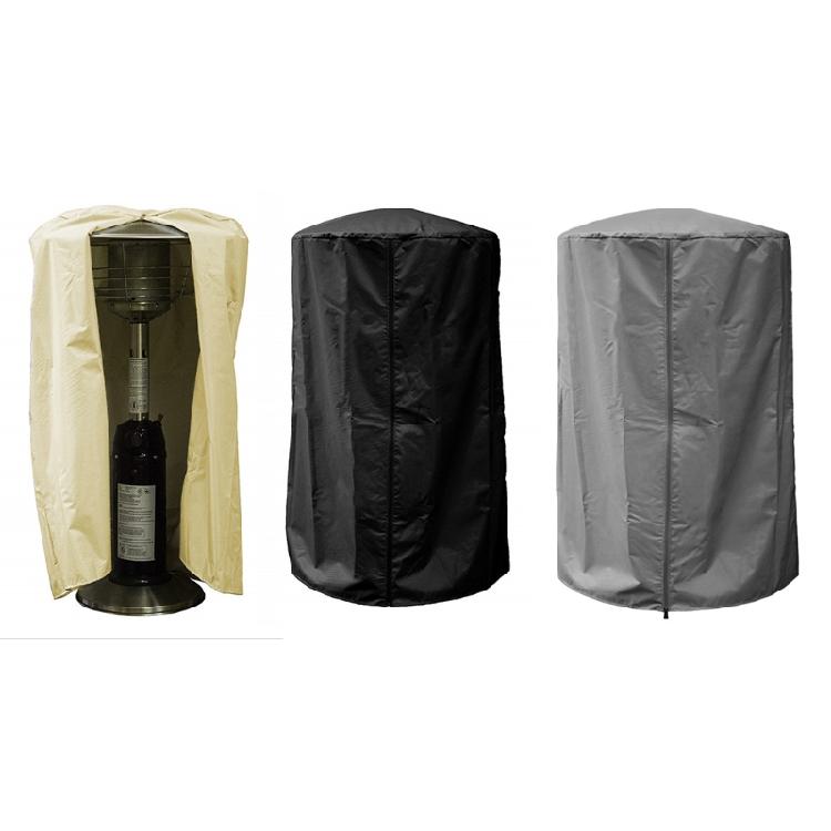 Heavy Duty Standup Patio Heater Dust Cover with Zipper (Beige/Black/Gray)