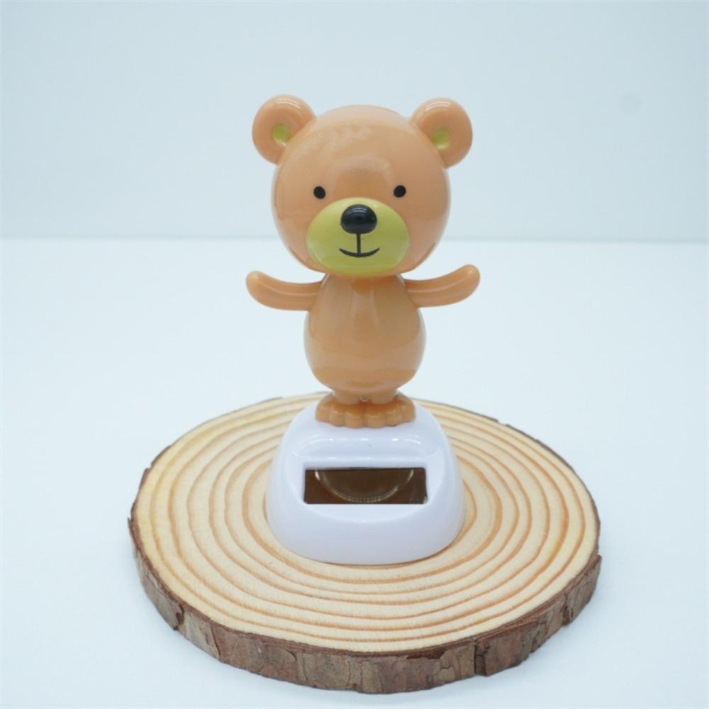 Пластиковая кукла с качающейся головой на солнечной энергии, животное на солнечной энергии для автомобиля, танцующая игрушка на солнечной энергии, кукла в подарок