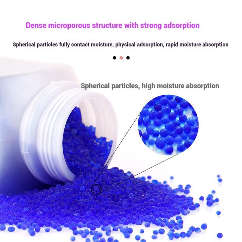 500g Blue/Orange Silica Gel Beads Moisture Absorber In Bottles Dehumidification Bag Household Desiccant Dehumidifie Bags