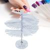 1 комплект, прозрачные палочки для образцов цвета ногтей, дисплей для гель-лака, спиральные палочки для образцов ногтей, прозрачные акриловые накладные кончики ногтей, аксессуары для дизайна ногтей