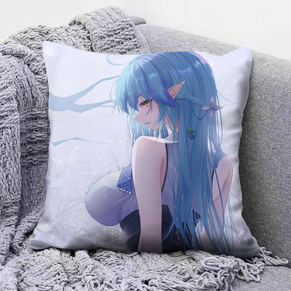 Yukihana Lamy Cute Pillow Covers Home Sofa Cushion Covers and Aecorative Custom