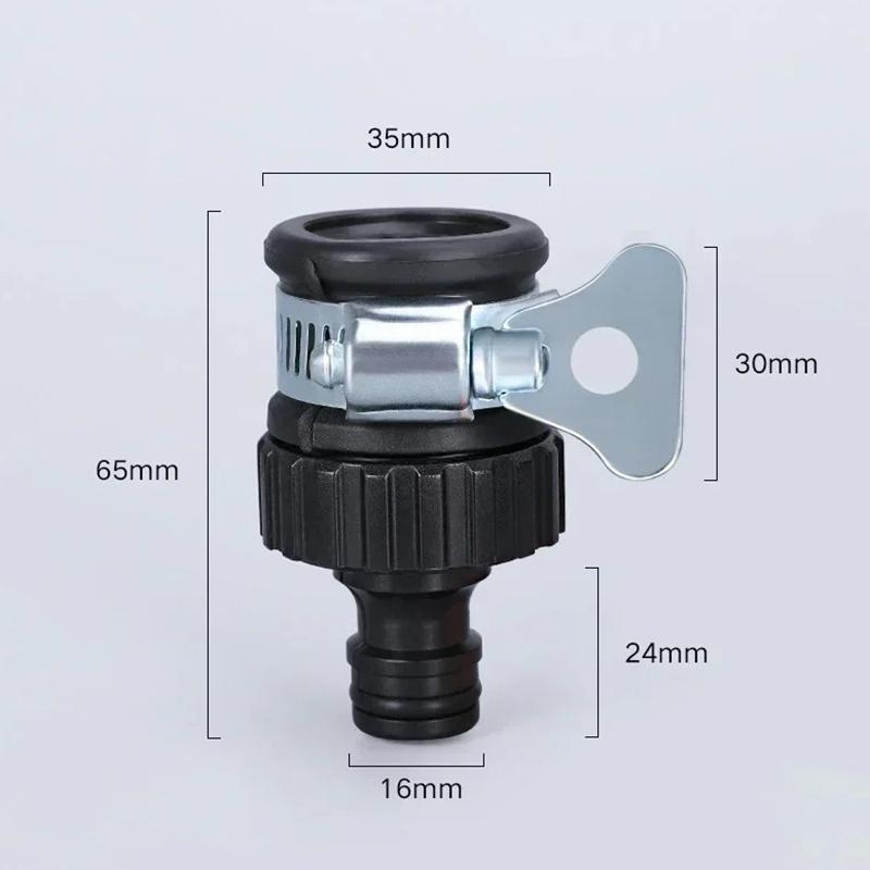 Durable Universal Water Faucet Adapter Plastic Hose Fitting Quick Connect Fitting Tap For Car Washing Garden Irrigation