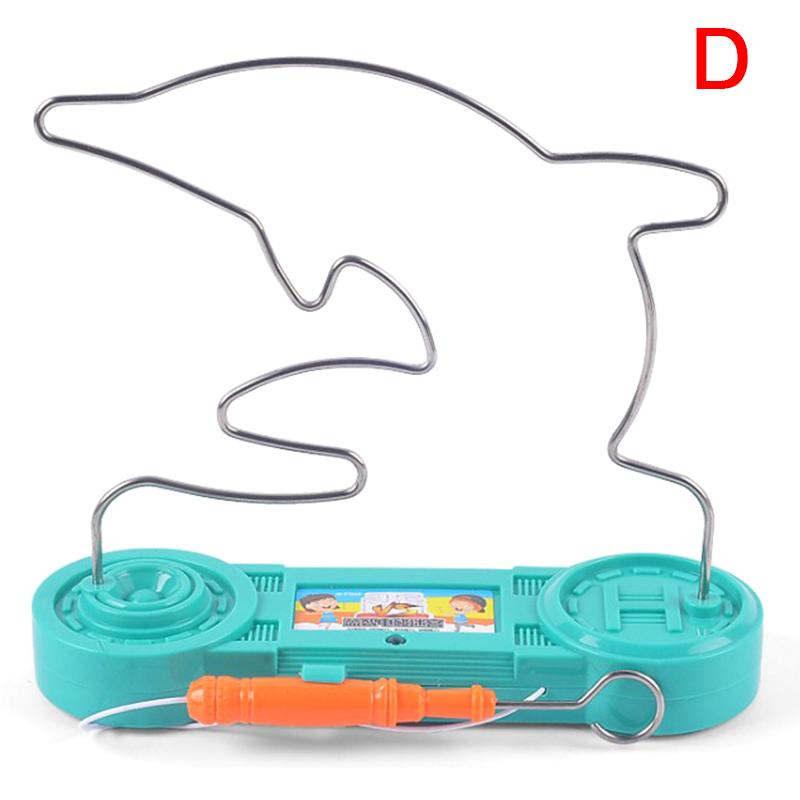 Kids Collision Electric Shock Touch Maze Game Party Funny Science Experiment Toy
