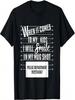 When It Comes To My Kids I Will Smile In My Mugshot Funny T-Shirt