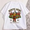 Футболка Benito Bowl Пуэрто-Рико Лягушка Коки Футболка С Графическим Принтом Футболка С Коротким Рукавом Удобные Футболки