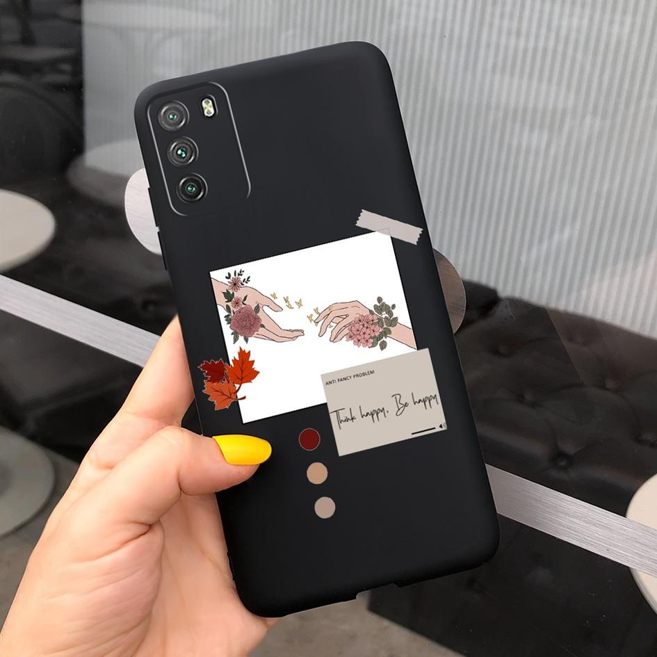 For Xiaomi Poco M3 Case Cover Poco M3 Pro 5G 2021 Silicone TPU Phone Case For Xiaomi Poco M3 Pro Soft Funda on PocoM3 Pro Bumper