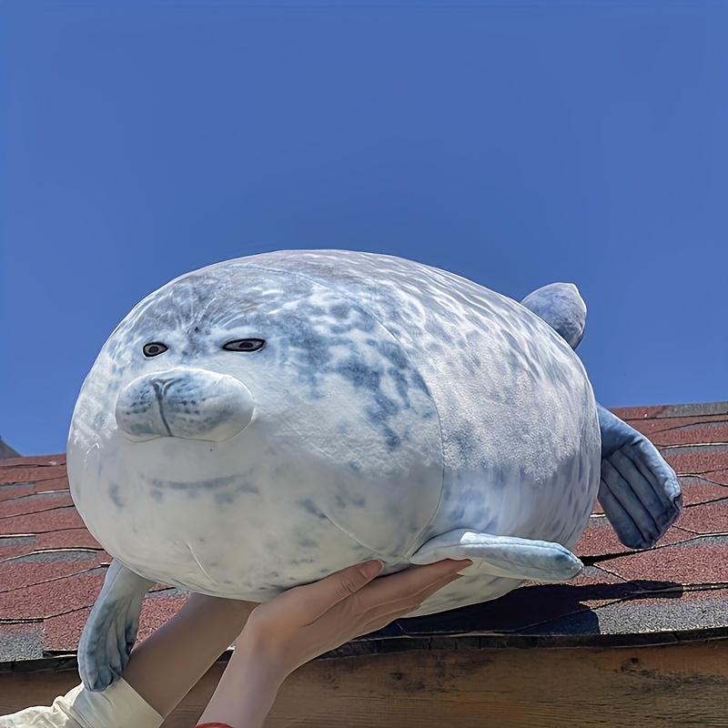 Мягкая и пушистая плюшевая игрушка-подушка с тюленем для собак — веселая и удобная игрушка-компаньон для домашних животных
