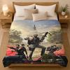 Tom Clancys The Division Game Throw 240g flannel blanket, suitable for sofas, beds, offices,  exquisite gift blankets