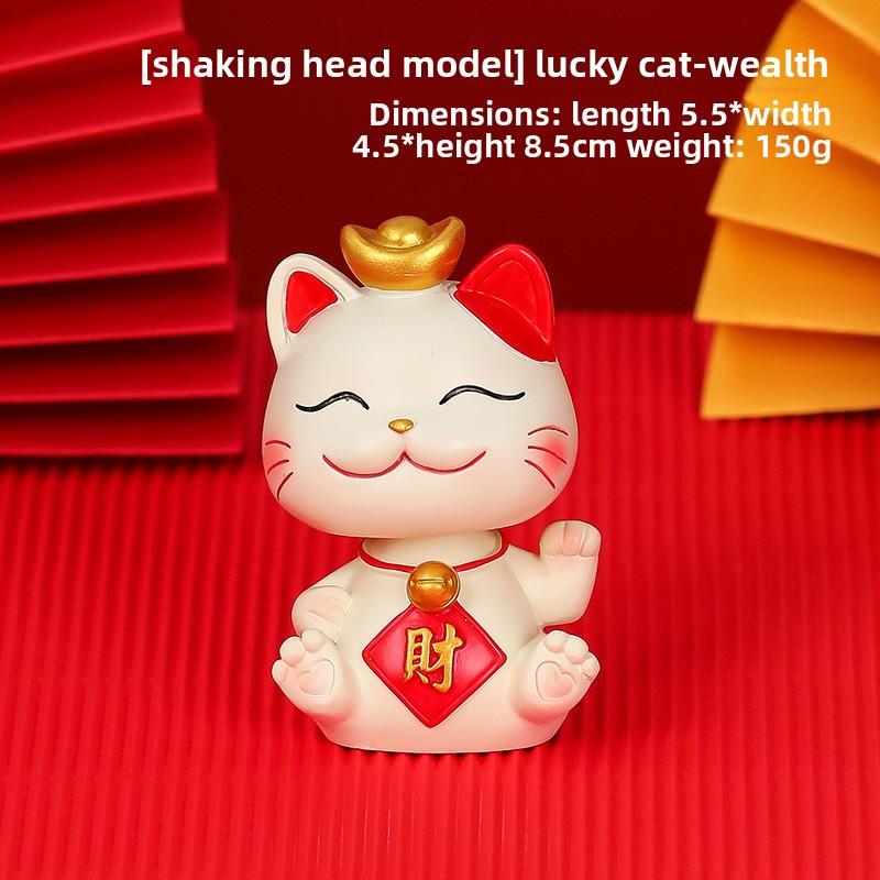 Милая подставка для мобильного телефона, украшение, милый манеки-неко из смолы, для офисного стола, милый подарок, украшение