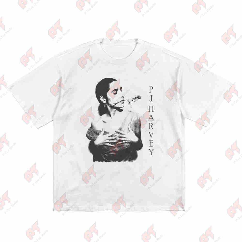 PJ Harvey To Bring You My Love Indie Rock 90s Alternative Short Sleeve Tee 100% Cotton T-Shirt