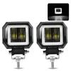 3INCH 20W Motorcycle LED Angel Eye Work Light Bar Spot Lamp Offroad Car Boat Truck SUV Pickup 12V 24V Driving Fog Lamp Headlight