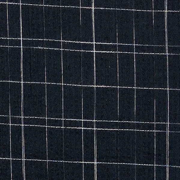 Мужской комплект юката из двух предметов Kyoto Kimono Yuzen, ткань шиджира, черный, с квадратным поясом оби на липучке (Черный, Л)