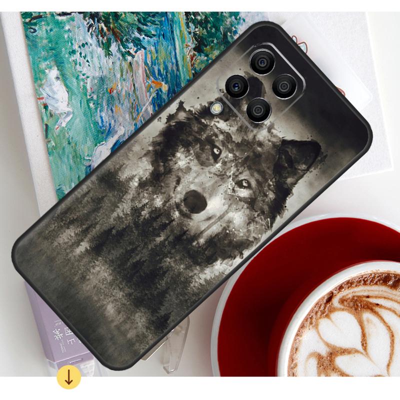 Animal Wolf Case For Samsung Galaxy M13 M16 M11 M21 M31 M20 M23 M54 M14 M34 M52 M32 M12 M36 M56 M15 M55