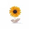 Sunflower Sunflower Brooch Women'S High-End Design Sense Niche Brooch Cute Suit Sweater Luxury Pin Accessories
