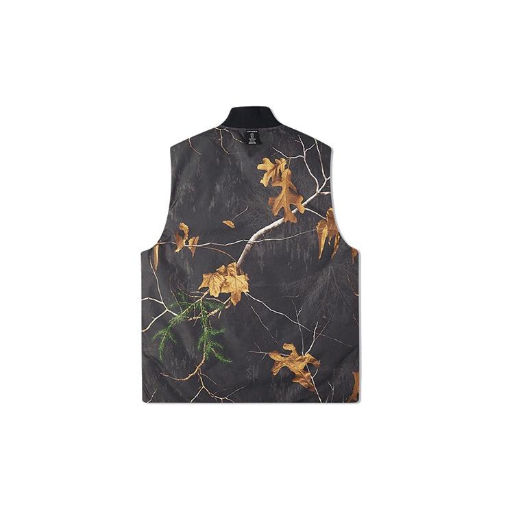 Converse Realtree Printed Reversible Down Vest Asia Sizing 'Black' Men's 10019989A03