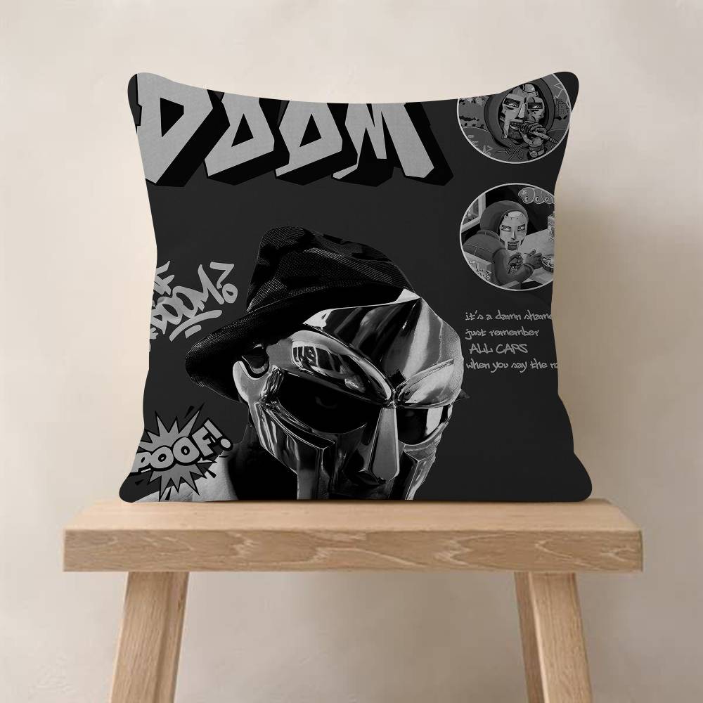 MF DDOOM Music Pop Album Maple Design Cushion Cover Happy Autumn Harvest Decor Holiday Decorati Pillow Cover