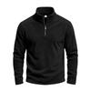 Men S Fleece Stand Collar Zip Sweatshirt Loose Casual Autumn Winter