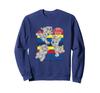 Paw Patrol Pups To The Rescue Vintage Primary Colors Sweatshirt