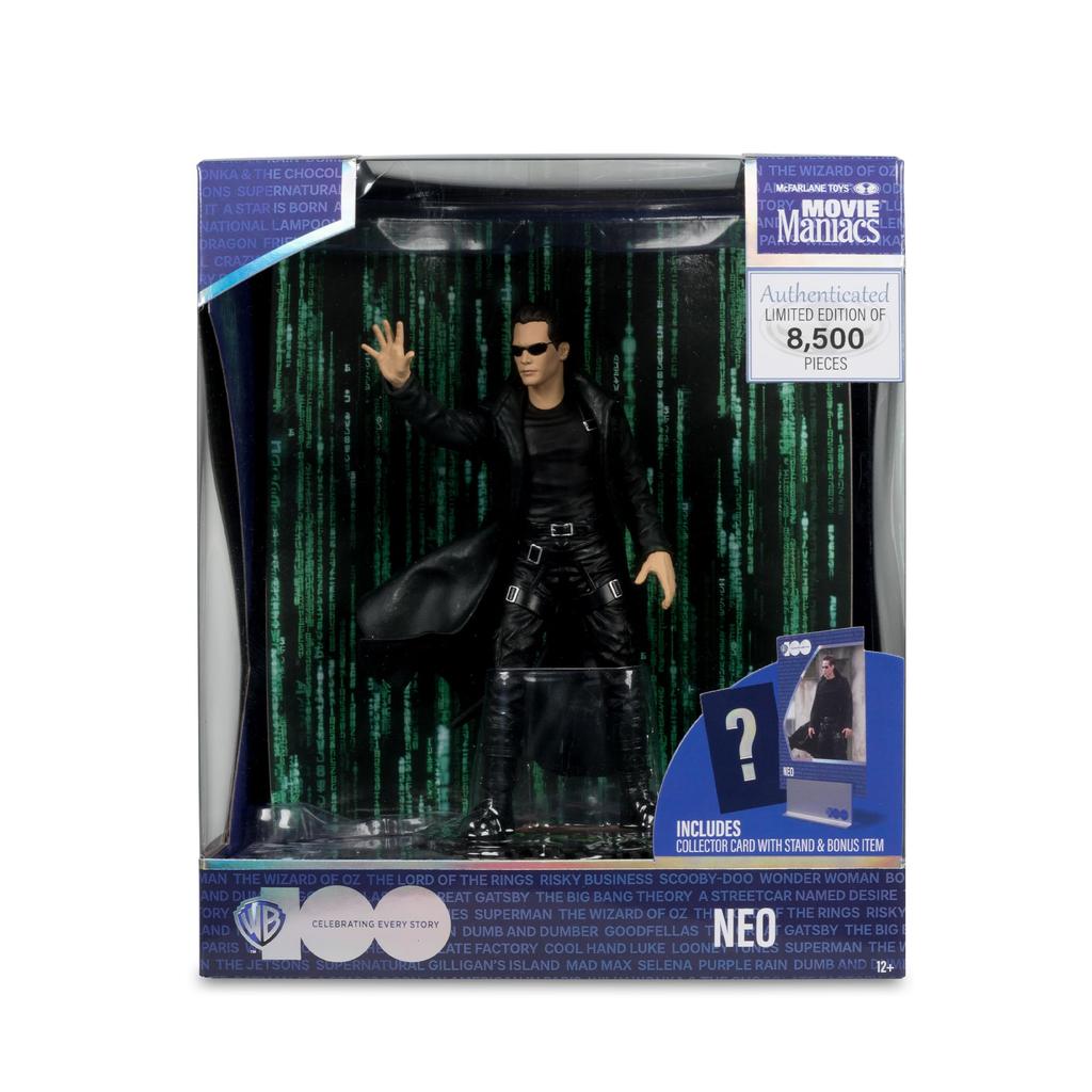 McFarlane Toys Movie Maniacs Neo 6 Inch Pose Figure - (Matrix)
