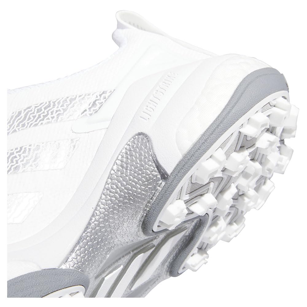 Обувь для гольфа Code Chaos 25 Footwear Two cm 2E [Adidas Golf] Мужская белая/серебристая металлическая/серая 26.0
