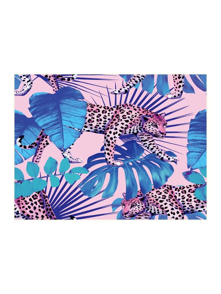 Art Cheetah Carpets Interesting Living Room Large Area Carpet Comfortable Bedroom Decorative Rug Non-Slip Animal Rugs Alfombra
