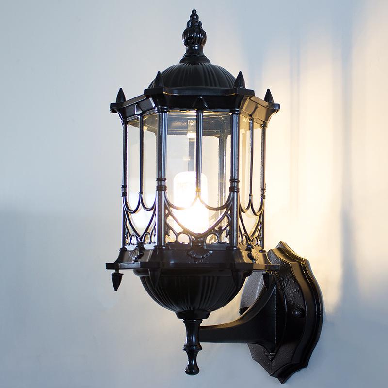 Ретро Водонепроницаемый Наружный Настенный Светильник для Балконов, Дворов и Лестниц - Американский/Европейский Стиль