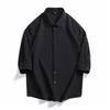 Summer Pure Cotton Shirt Men's Summer Loose Fitting Shirt