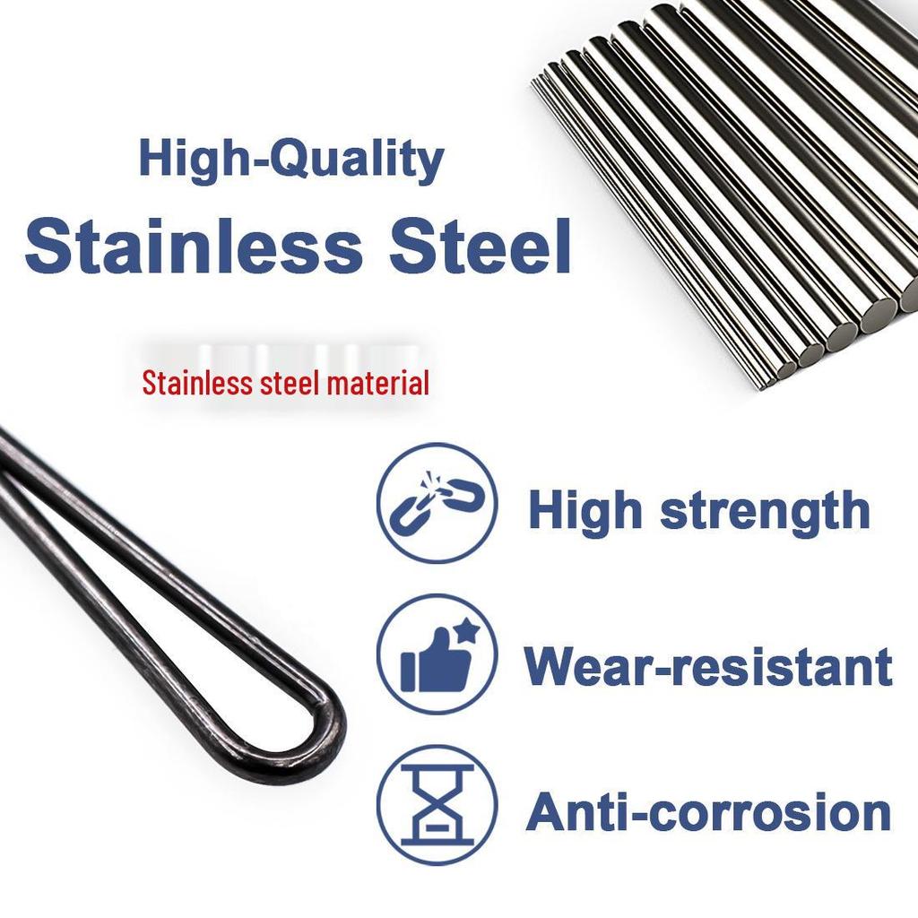 Быстросъемный коннектор из нержавеющей стали для рыболовной приманки с прочным крючком