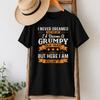 Summer Casual Fashion Top - Funny and Irritable Grandpa T-shirt - Birthday Gift - for Dad or Grandpa - Loose Texture