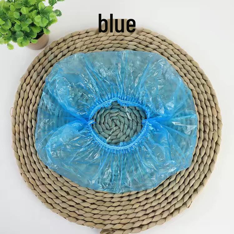 Thickened Disposable Waterproof Shower Cap for Bathing, Hairdressing, and Dust Protection