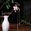 Jewelry Flower Handmade Tassel Fashion Chinese Hair Comb Earrings Hanfu Hair Stick Headwear Sets