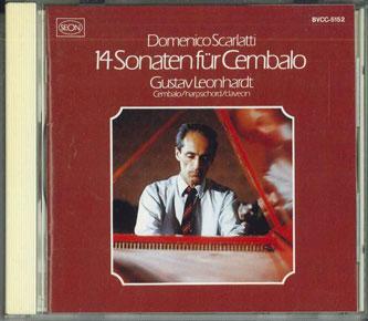 CD GUSTAV LEONHARDT - Domenico Scarlatti: 14 Sonaten Fur  BVCC5152 SEON Japan Classical Used