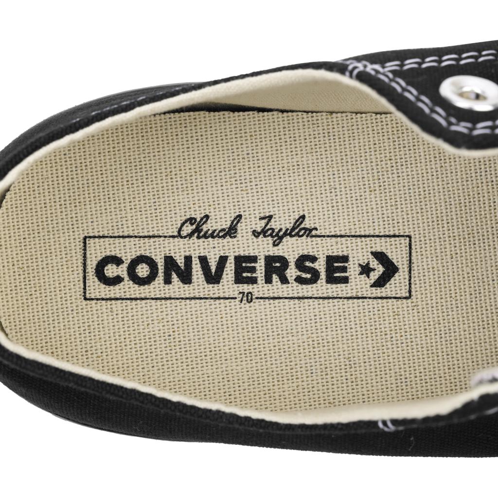 Converse Черные кроссовки унисекс Chuck 70 Low Egret 162058C