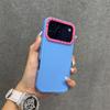 Дофаминовый Цветной Жидкий Чехол с Ощущением Кожи Для iPhone 17 Air 16 15 14 13 12 11 Pro Max Plus Контрастный Цветной Чехол-Защита для Камеры