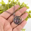 Кулон из серебра 925 пробы с фиолетовым кошачьим глазом, серебряное украшение ручной работы, привлекательный драгоценный камень кошачий глаз, украшение для медитации в подарок