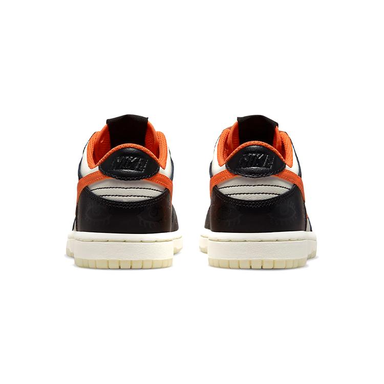 Nike Dunk Low Premium PreSchool 'Halloween' 2021 (Unisex) Sail / Black / Starfish Kids' Skateboarding Shoes DM0088 100