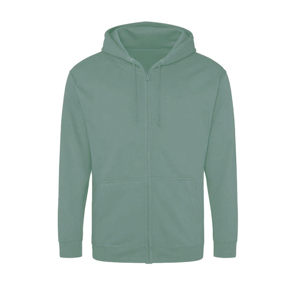 Awdis Мужская толстовка с капюшоном на молнии