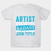 Футболка Женская художница, потому что крутизна — это не официальная должность, футболка с принтом Harajuku Kawaii, летняя женская футболка с коротким рукавом, топ
